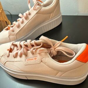 adidas Pink and Orange Athletic Shoes